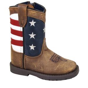 Smoky Mountain toddler Patriot Stars and Stripes Cowboy Boots